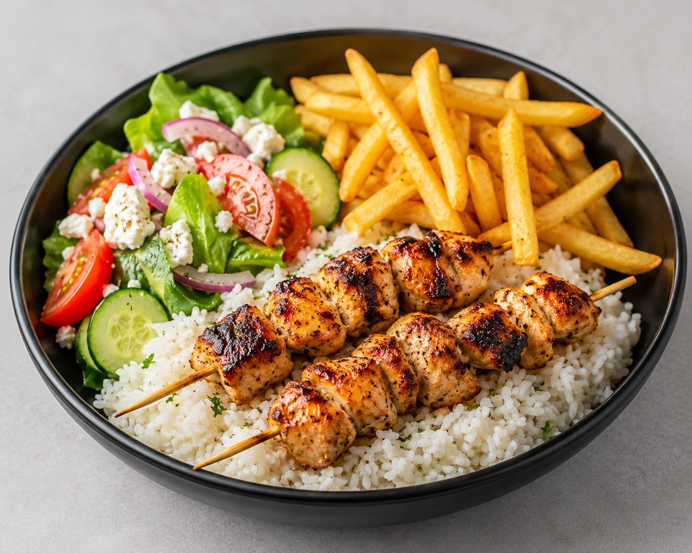Pan Grilled Chicken Rice Bowl